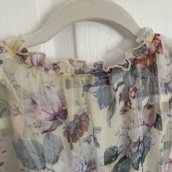 Floral Chiffon Maxi Dress - Picture 7 of 8